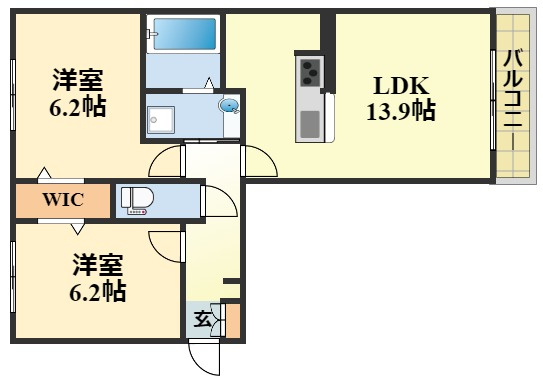 アンリエッタの間取り