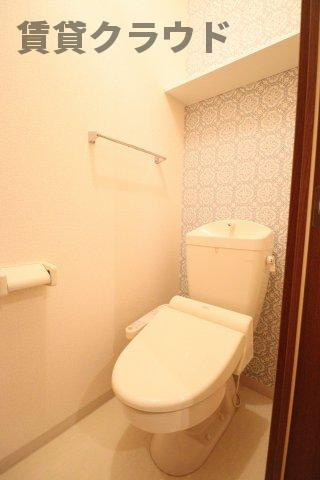エスペランサAのトイレ|落ち着いたトイレです