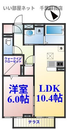 エスペランサAの間取り|ひと味違う？不動産屋のイメージを変えたい！『いい部屋ネット千葉蘇我店』へ是非お越しください♪