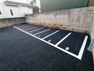 【外観】 | 西東京市中町１丁目駐車場 | 新規駐車場！バイク置場専用区画があります。