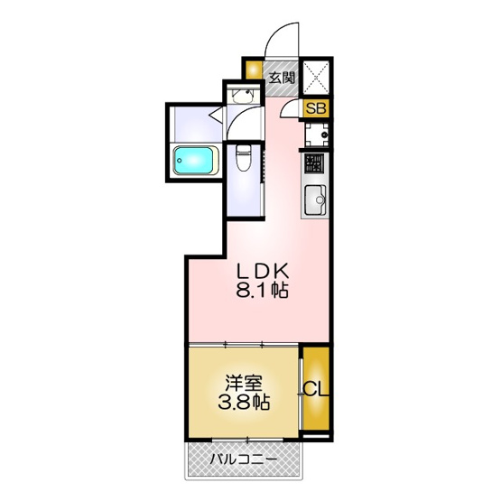 【間取り】 | クローバー・マーレ神戸