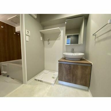 ヒルクレスト菊陽グランデの独立洗面台