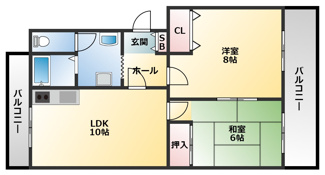 【間取り】 | ベルデハイツ