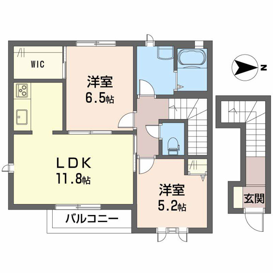 【間取り】 | フサクラヴィエ Ａ棟