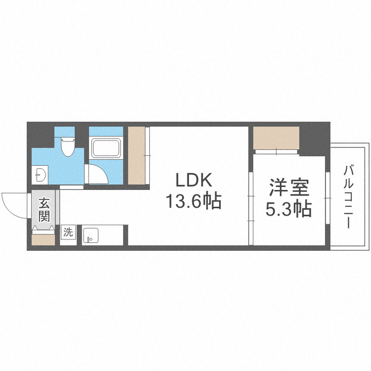 Uresidence Temmabashiの間取り