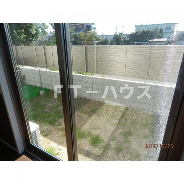 千種町戸建貸家の庭|写真はＣ棟になります