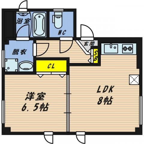【間取り】 | ブランジュ高殿