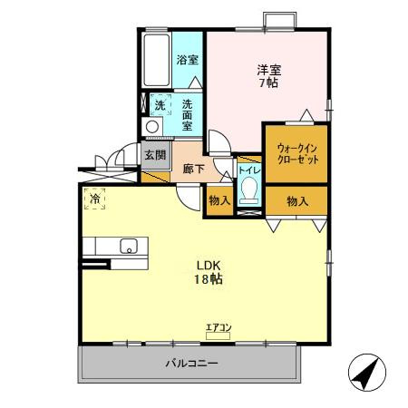 【間取り】 | カーサみつわ台K