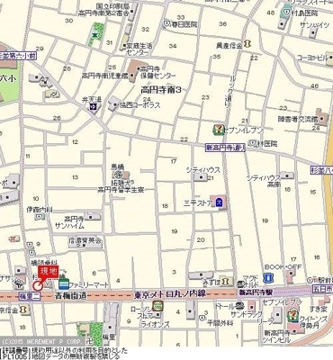 【地図】 | フェニックス新高円寺参番館
