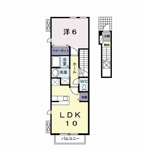 プリートボニータⅡの間取り