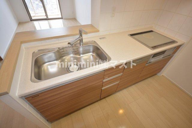 大阪市西区江之子島２丁目の賃貸マンションのキッチン
