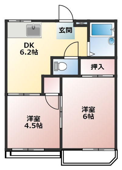 【間取り】 | サニーハイツ