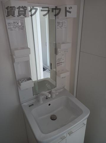 クレールの洗面所|シャンプードレッサーは掃除もしやすくて便利ですね！