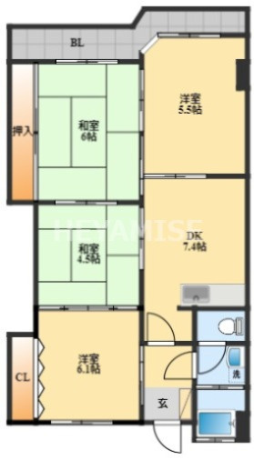 エトワール泉の間取り