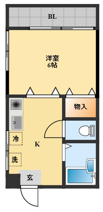 奥村ビルの間取り|※現況を優先します※