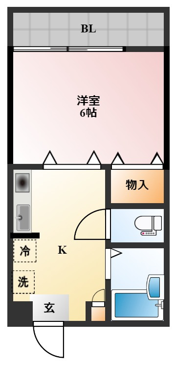 SAKURAハウスの間取り|※現況を優先します※