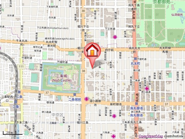 ツゥインウッドの地図