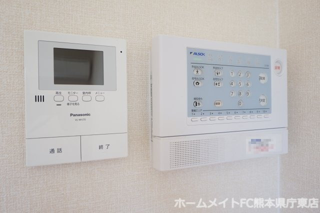 熊本市中央区出水６丁目のアパートのセキュリティ