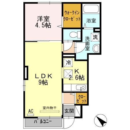 【間取り】 | アゼリア福吉