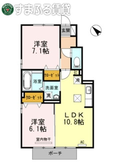 【間取り】 | D-SQUARE　岡崎市土井町