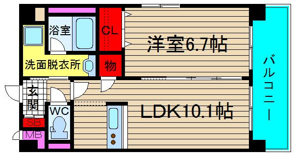 ラ　クレシェンテの間取り