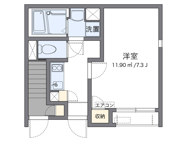 【間取り】 | ジャルディーノエー