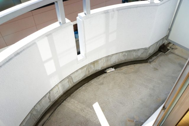 オークヒルズのバルコニー