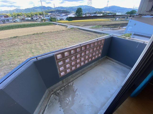 シャローム山城のバルコニー