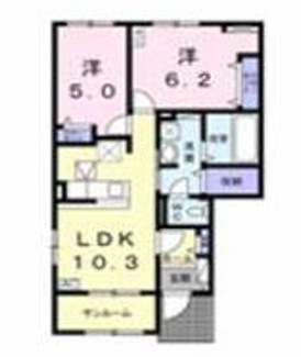【間取り】 | Ｉ・ＲＯ・ＨＡ　Ⅱ