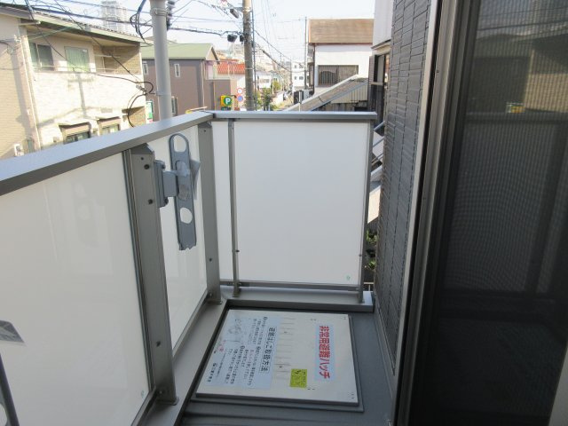 CREST明石のバルコニー