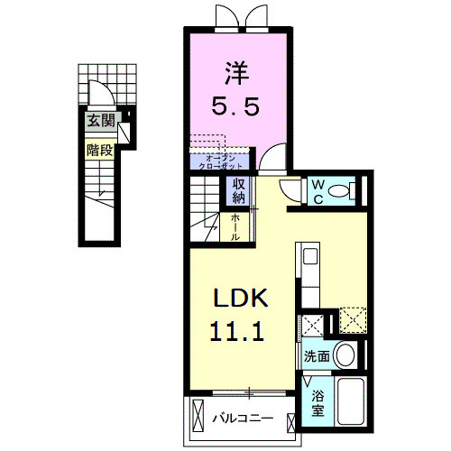 ☆１LDK間取り図☆