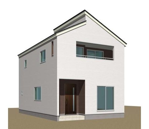 リーブルガーデン　玉野市山田(第2)の外観パース