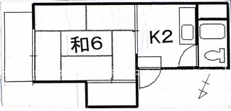【間取り】 | コーポ矢賀