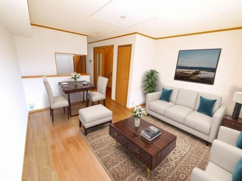 イーストアルカディアの居間・リビング|使いやすいリビングです