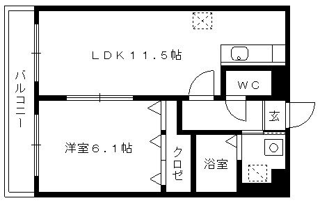 桜レジデンシャルの間取り