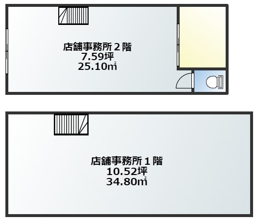 【間取り】 | 中崎西１丁目店舗