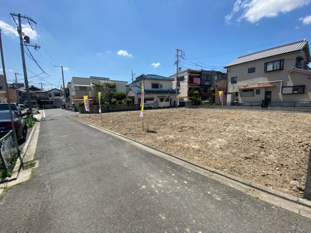 【建築条件付き土地】サン・タウン岸和田３丁目の前面道路含む現地写真|■交通量が少ない立地です♪♪