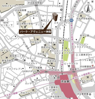 【地図】 | パーク・アヴェニュー神南
