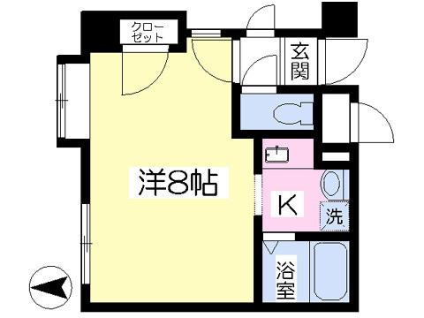 オネスティ荒木の間取り