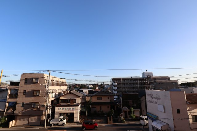 クリオレジダンス津田沼の展望|前面は遮る建物はございません。眺望良好です。