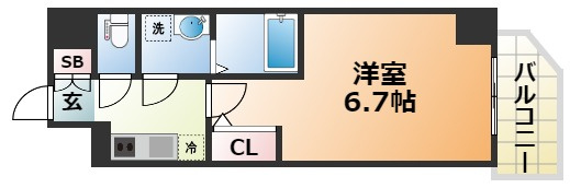 ファーストフィオーレ神戸駅前の間取り