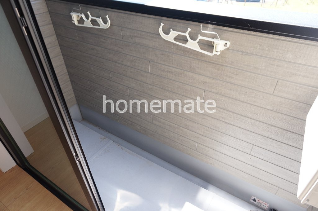 T.A坪井5丁目B棟のバルコニー