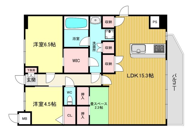 【間取り】 | Ｌａ・Ｄｏｕｃｅｕｒ西宮北口