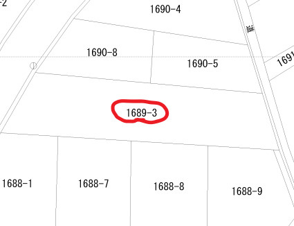 【土地図】 | 売地　南アルプス市小笠原