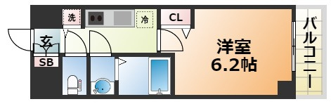 グランカリテ神戸ハーバーランド前の間取り