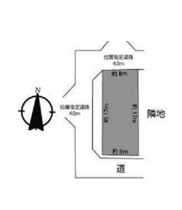 坂戸市末広町中古テラスハウスの区画図