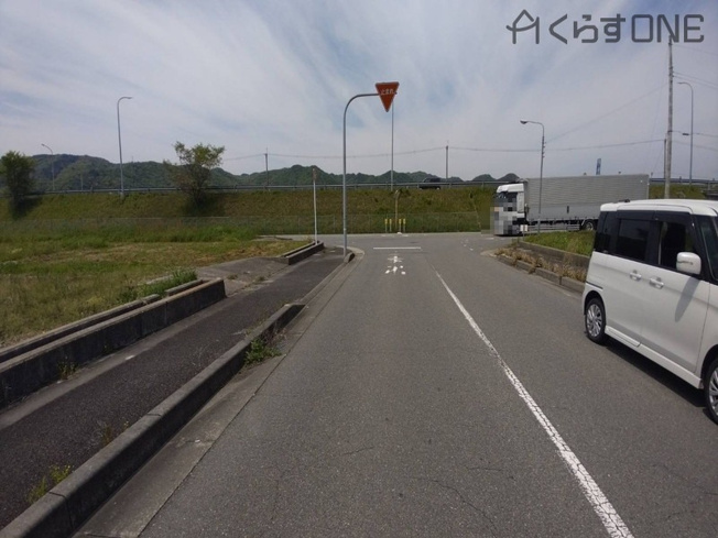【前面道路含む現地写真】 | 姫路市豊富町御蔭／売土地
