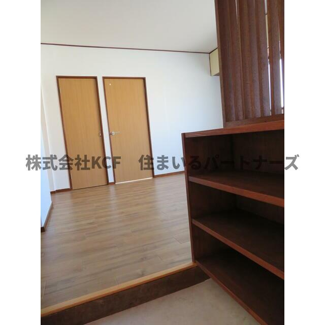 御井コーポⅡの玄関|ゆったりとした玄関です