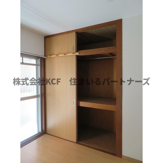 御井コーポⅡの収納|ちょっとした収納スペースも充実しています