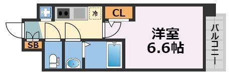 SERENiTE谷四の間取り